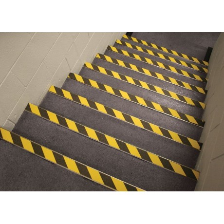 ETIPL Anti Skid Tape (Yellow-Black Zebra)25mmX5mtr